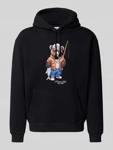 Bluza z kapturem i kieszenią kangurką - Bluzy męskie - miniaturka - grafika 1