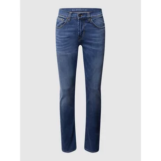 Spodnie męskie - Jeansy o kroju slim fit z dodatkiem streczu - Baldessarini - grafika 1