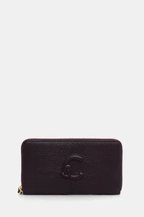 Coccinelle portfel skórzany COCCINELLEDULSE SOFT damski kolor fioletowy E2.TQK.11.32.01 - Portfele - miniaturka - grafika 1