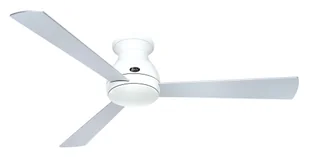 Energooszczędny wentylator sufitowy z pilotem Eco Pallas Biały Srebrnoszare łopatki / drewno wiśniowe 142 cm - Wentylatory sufitowe - miniaturka - grafika 1