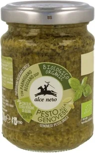 Alce Nero PESTO GENOVESE (SOS BAZYLIOWY) BIO 130 g - Sosy w słoikach - miniaturka - grafika 2