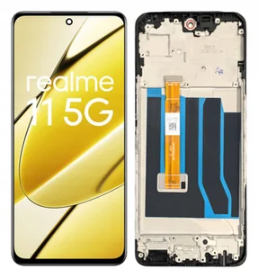 WYŚWIETLACZ EKRAN LCD DO REALME 11 5G RAMKA - Części serwisowe do telefonów - miniaturka - grafika 1