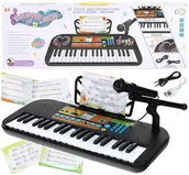 Instrumenty muzyczne dla dzieci - Nobo Kids, Keyboard Organy Pianinko Z Mikrofonem Dla Dzieci - miniaturka - grafika 1