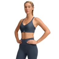 Bielizna sportowa damska - Biustonosz treningowy Under Armour UA Infinity Low 2.0 Bra - granatowy - miniaturka - grafika 1