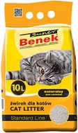 Żwirek dla kotów - Żwirek Benek Super Naturalny - 10 l (ok. 8 kg) - miniaturka - grafika 1