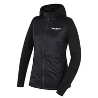 Bluzy sportowe damskie - Bluza damska Husky Any L Rozmiar: M / Kolor: czarny - miniaturka - grafika 1