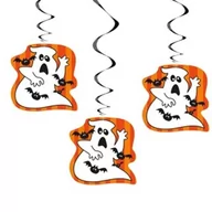 Halloween - Unique Świderki wiszące "Halloween duch i nietoperze", UNIQUE, 83 cm, 3 szt. U63478 - miniaturka - grafika 1