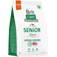 Sucha karma dla psów - Brit Care Hypoallergenic Senior All Breed Lamb 3Kg - miniaturka - grafika 1
