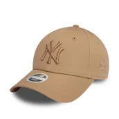 Czapki damskie - Damska czapka daszkiem New Era 9FORTY MLB New York Yankees Brązowa - 60471463 - miniaturka - grafika 1