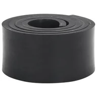 Zamiatarki - vidaXL Gumowa krawędź do pługa śnieżnego czarna 200x10x1 cm - miniaturka - grafika 1