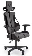 Fotele gamingowe - Popielato-czarny fotel gamingowy z regulacją siedziska - Nasturcix - miniaturka - grafika 1