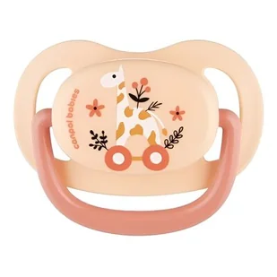 Smoczek CANPOL BABIES Toys 6-18 m Różowy - Smoczki do butelek - miniaturka - grafika 1
