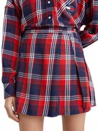 Spódnice - Tommy Hilfiger Spódnica Damska Navy/Red/White R.M - miniaturka - grafika 1