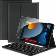 Etui do tabletów - Etui z Klawiaturą Bluetooth do iPada 10.2 9/8/7 Gen Czarne EasyAcc QWERTZ - miniaturka - grafika 1