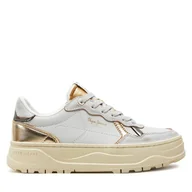 Sneakersy damskie - Sneakersy Pepe Jeans Kore Club W PLS00021 Biały - miniaturka - grafika 1