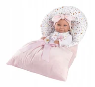 Lalki dla dziewczynek - New born dziewczynka realistyczna lalka niemowlę z celofilowym korpusem 40 - miniaturka - grafika 1
