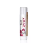 Szminki - Wooden Spoon Organiczny balsam do ust Rose Kiss 4.3 ml - miniaturka - grafika 1