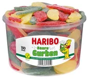 Żelki - Haribo, żelki kwaśne o smaku owocowym Gurken, 150 sztuk - miniaturka - grafika 1