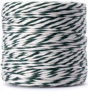 Nici wędliniarskie / przędza kolor biało-zielony 500g - Artykuły masarskie - miniaturka - grafika 1
