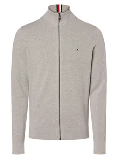 Tommy Hilfiger Kardigan damski Kobiety Bawełna szary jednolity, S - Swetry damskie - miniaturka - grafika 1