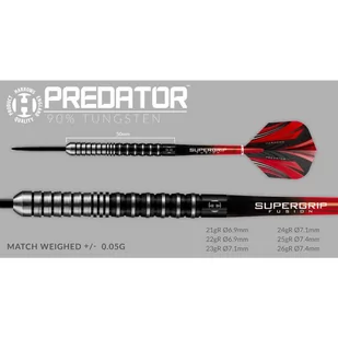 Rzutki Harrows Predator 90% Steeltip 25 gR - Dart - miniaturka - grafika 1