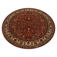 Dywany - Dywan wełniany KASHQAI 4362 200 koło ornament bordo / beż czerwony koło 160 cm - miniaturka - grafika 1