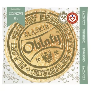 Śląskie oblaty czosnkowe 30 g - Pieczywo chrupkie - miniaturka - grafika 1