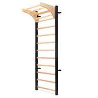 Wyposażenie sportowe i gimnastyczne - Drabinka gimnastyczna Pelltech Energy czarna 240 cm - miniaturka - grafika 1