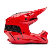 Kaski motocyklowe - Kask Cross FOX V3 RS Fracture Czerwony fluorescencyjnyL - miniaturka - grafika 1