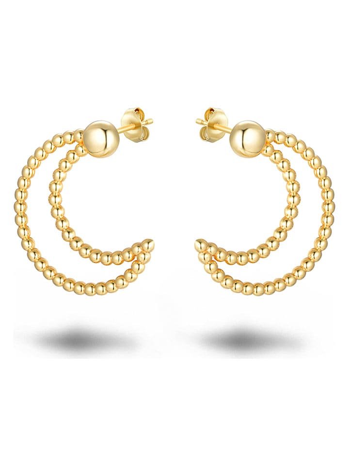 Les Favorites Pozłacane kolczyki-wkrętki