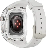 Akcesoria do smartwatchy - WiWU WiWU - Pasek do smartwatcha Wi-WB013 Rambo Watch Band 42/44/45mm - biały - miniaturka - grafika 1