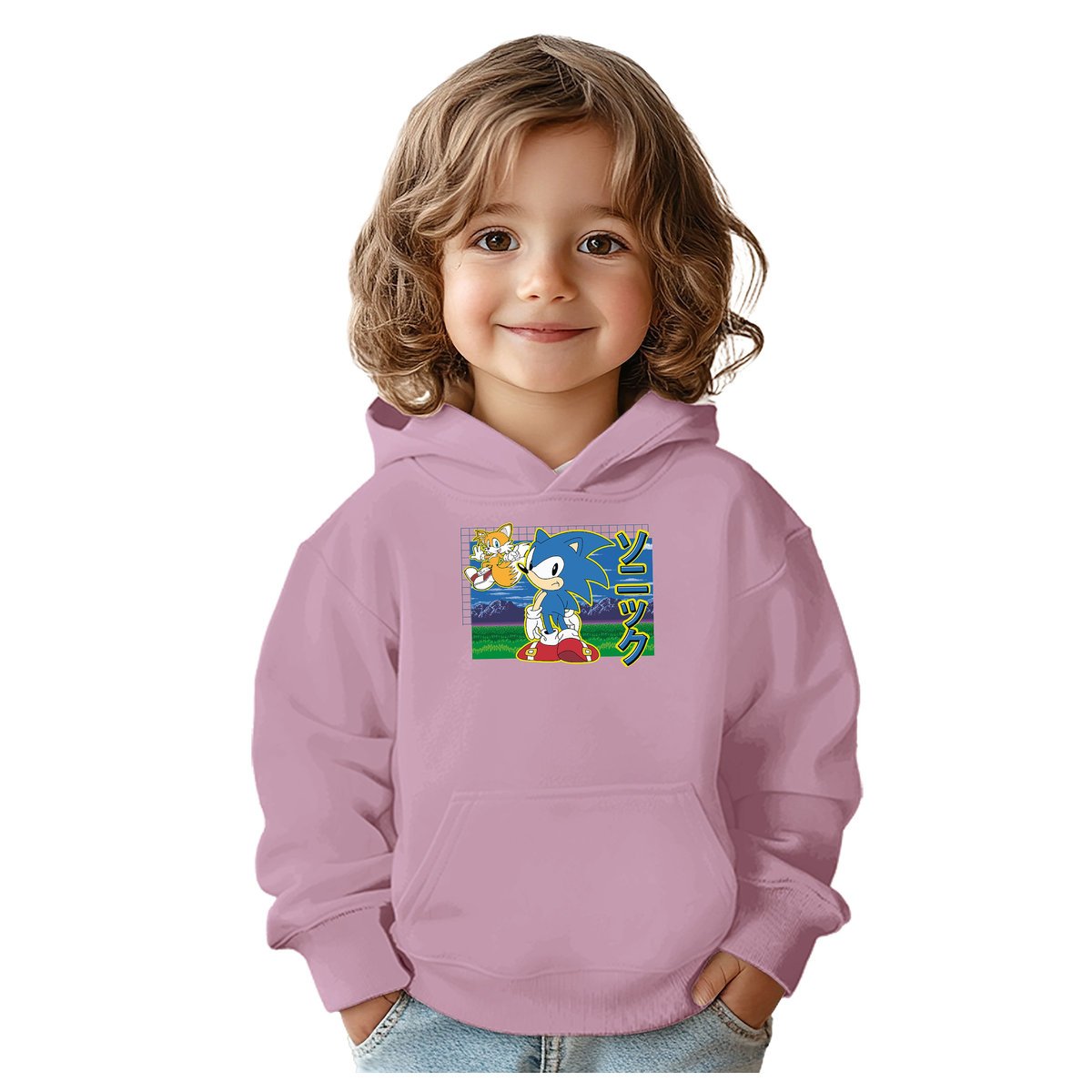 BLUZA DZIECIĘCA SONIC 128-134 CHŁOPIĘCA DZIEWCZĘCA PREZENT