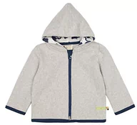 Kurtki i płaszcze dla chłopców - loud + proud Kurtka polarowa dla dzieci, unisex, certyfikat GOTS, srebrna, 122/128 - miniaturka - grafika 1