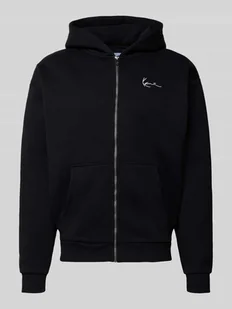 Bluza rozpinana o kroju regular fit z wyhaftowanym logo model ‘Chest’ - Bluzy męskie - miniaturka - grafika 1