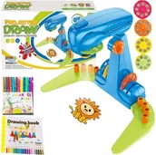 Tablice dla dzieci - Projektor Rzutnik Slajdy Do Nauki Rysowania Ze Slajdami + Mazaki Szkicownik - miniaturka - grafika 1