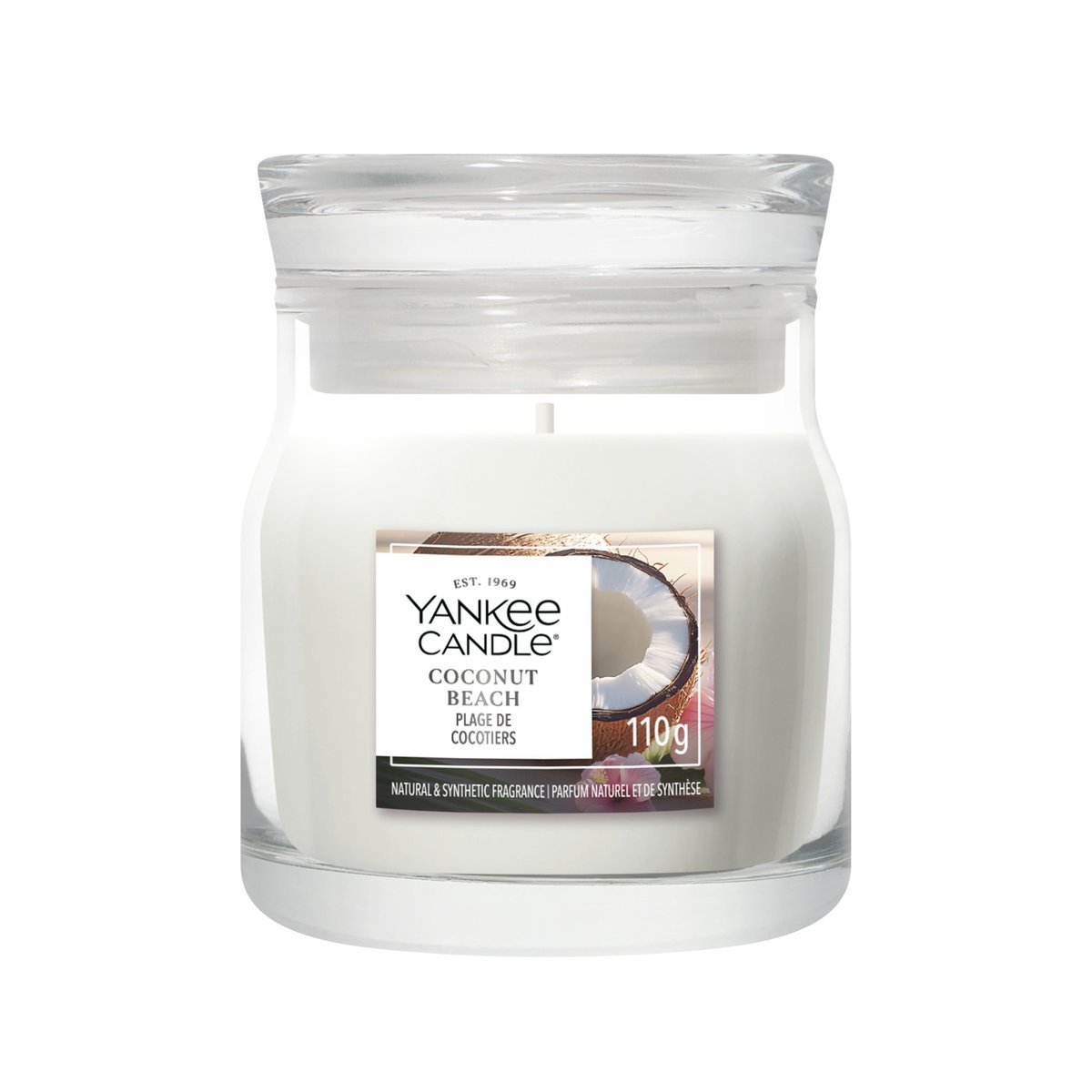 Świeca zapachowa mała Yankee Candle Coconut Beach