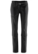 Spodnie damskie - Maier Sports Damskie spodnie outdoorowe Perlit W czarny czarny 24 236010 - miniaturka - grafika 1