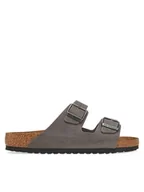 Klapki i japonki męskie - Birkenstock Klapki Arizona 1027046 Szary - miniaturka - grafika 1
