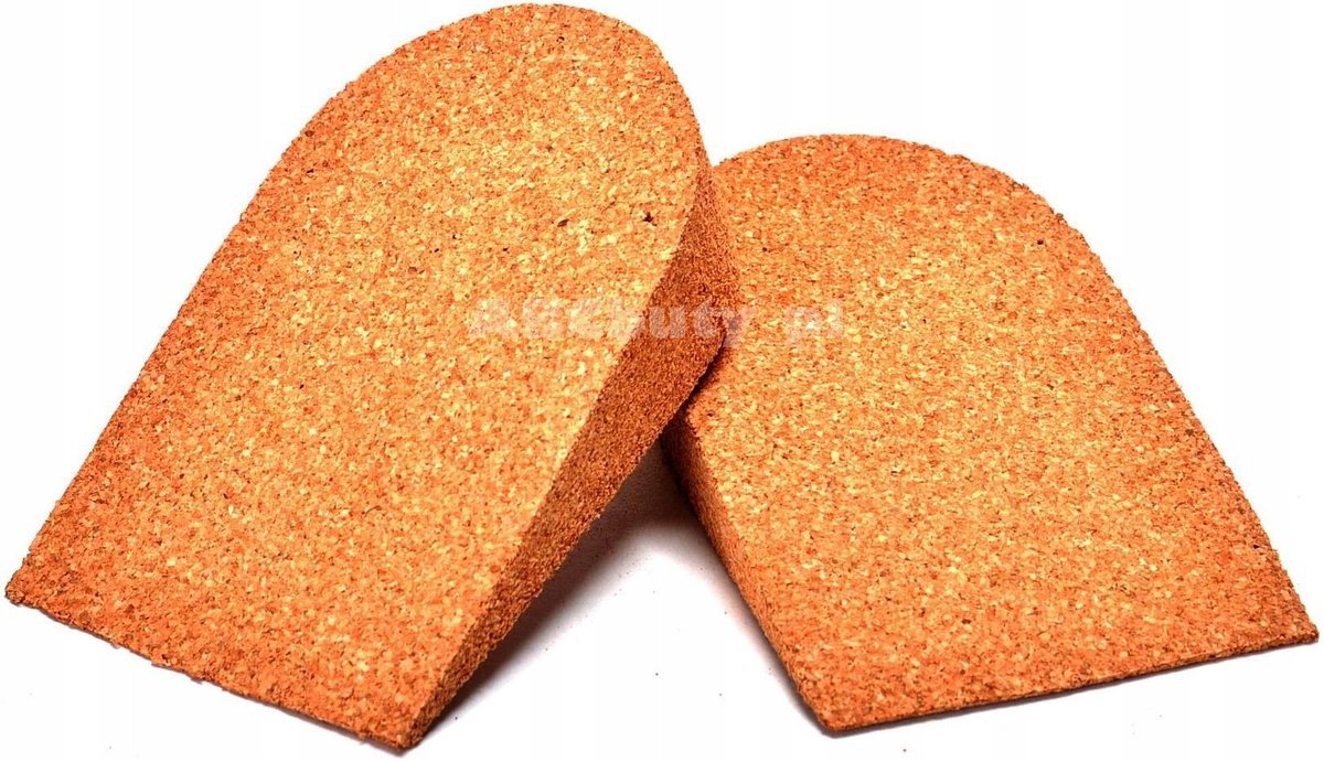 KORKOWE DZIECIĘCE MŁODZIEŻOWE PODPIĘTKI 3 cm WKŁADKI POD PIĘTY 30 mm 30-36