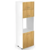 Szafki kuchenne - Szafka kuchenna pod piekarnik dąb miodowy VENTO DP-60/21 Halmar - miniaturka - grafika 1