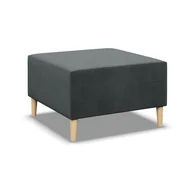 Pufy i podnóżki - Pufa, podnóżek, Blank Kronos, 71x71x40 cm, ciemny szary - miniaturka - grafika 1