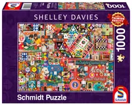 Puzzle - Schmidt Puzzle PQ 1000 Shelley Davies Gry planszowe retro - - miniaturka - grafika 1