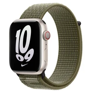 Apple Opaska sportowa Nike w kolorze Sequoia/Pure Platinum 45 mm - Akcesoria do smartwatchy - miniaturka - grafika 1