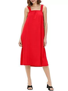 Sukienki - ONLY Damska sukienka letnia ONLMAY S/L Mix Dress JRS, High Risk Red, S, czerwony (high risk red), S - grafika 1