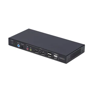 StarTech.com P2ADD121D-KVM-SWITCH przełącznik KVM Czarny P2ADD121D-KVM-SWITCH - Przełączniki KVM - miniaturka - grafika 1