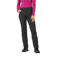 Odzież trekkingowa męska - Męskie spodnie trekkingowe Jack Wolfskin GLASTAL WINTER PANTS W black - 42S - miniaturka - grafika 1