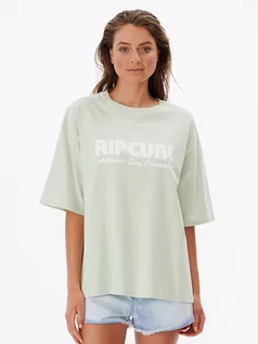 Koszulki i topy damskie - Rip Curl Koszulka w kolorze miętowym - grafika 1