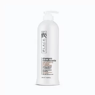 Black, Restructuring – Szampon regenerujący, 500ml - Szampony do włosów - miniaturka - grafika 1