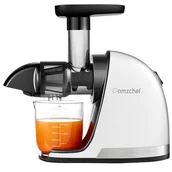Wyciskarki wolnoobrotowe - Wyciskarka wolnoobrotowa AMZCHEF 1501-WT Biało-czarny - miniaturka - grafika 1