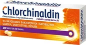 Problemy skórne - Polfa ICN Rzeszów CHLORCHINALDIN Smak porzeczkowy 20 tabl 3720111 - miniaturka - grafika 1